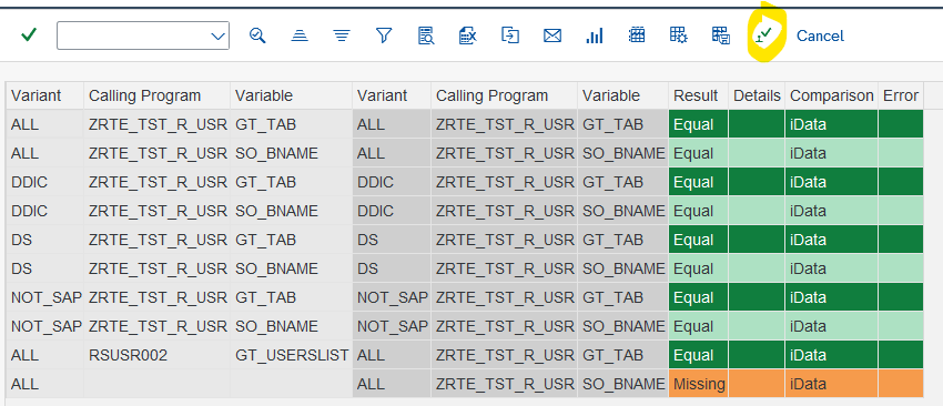 Approve new baseline